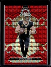 2024 Panini Mosaic #155 Derek Carr Mosaic Red
