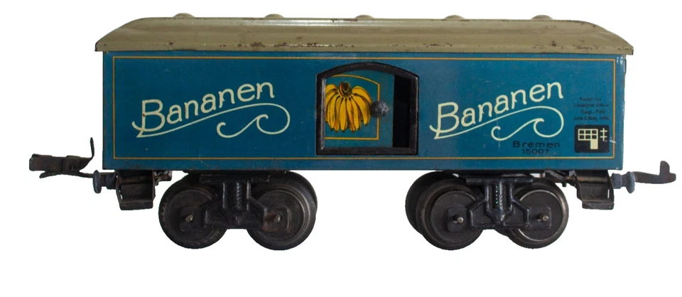 1930's Karl Bub (KBN) 0-gauge "Bananen" Tin Lithographed Freight Car - Image 4 of 4