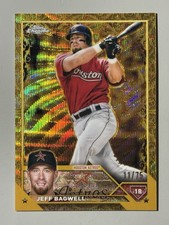 Jeff Bagwell 2024 Topps Chrome Gilded Collection /75 Gold Wave Refractor Astros