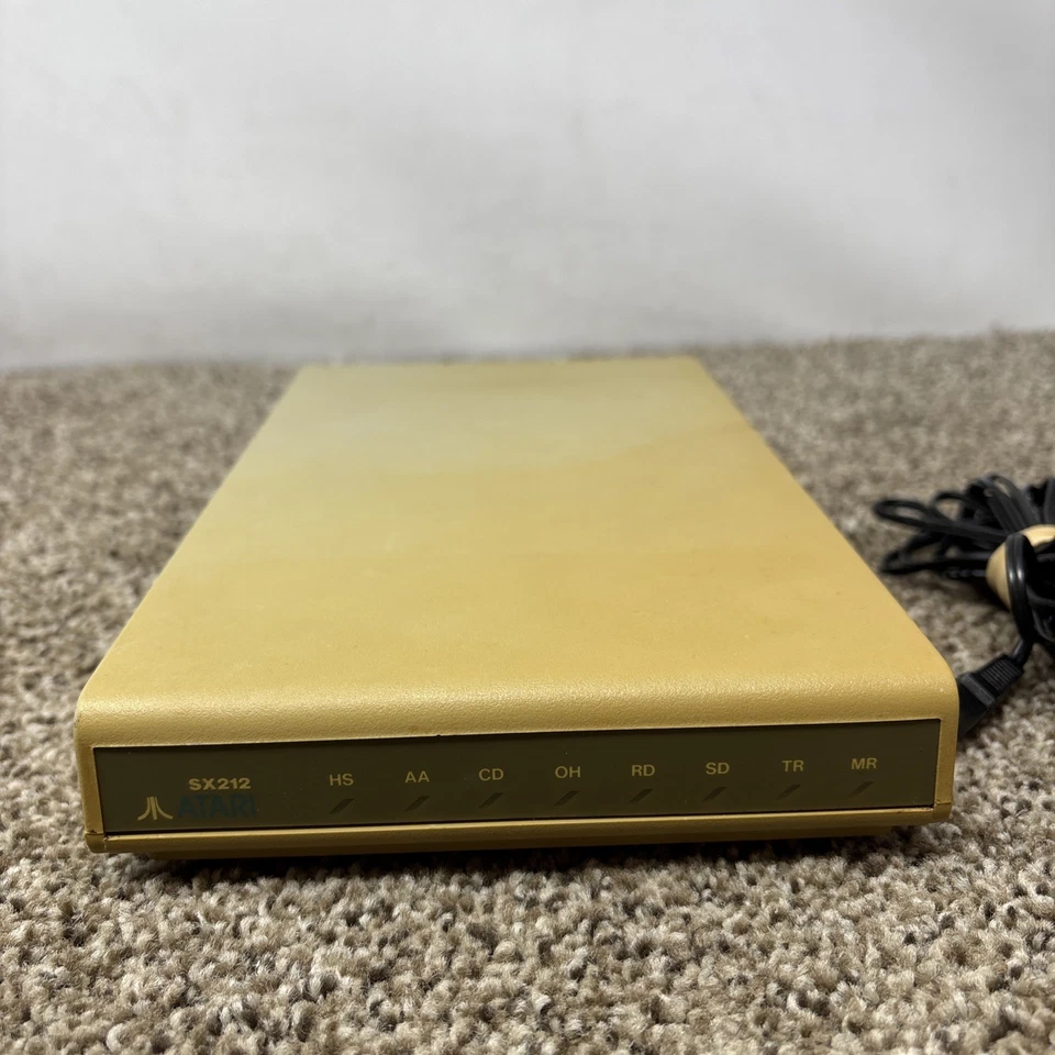 SX212 Modem for Atari/IBM/RS232 Atari 800 Cable Connection Interface UNTESTED - Image 3 of 4