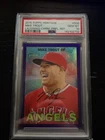 2016 Topps Heritage - #500 Laughing Chrome Purple Refractor Mike Trout PSA 10