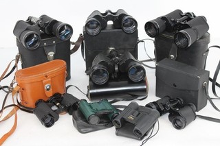 Colección vintage de binoculares con estuche F x8 Inc Nikon Sportster II 6 3' 8x20