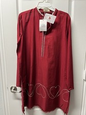Maroon/ Red Kurta Brand New With Tag Zara Shahjahan Pakistani Kurta Valentine