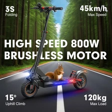 Mankeel 800W Electric Scooter Up to Speed 28Mph 10in Folding Commuter E-Scooters