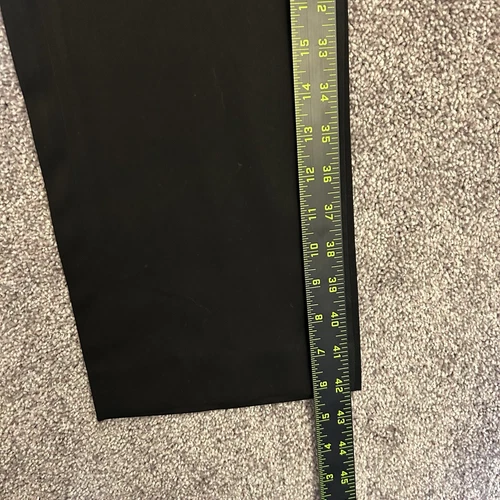 H&M Men's Slim Fit Side Stripes Chino Dress Black Pants Adjustable Size 36 R - Picture 14 of 17