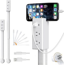 Electrical Outlet Extender Stick,180 Rotating Extendable Wall Outlet for H