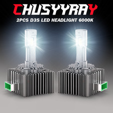 For Chevy Traverse 2019 2020 2021 D3S LED Headlight Bulb Kit High  Low Beam NEW