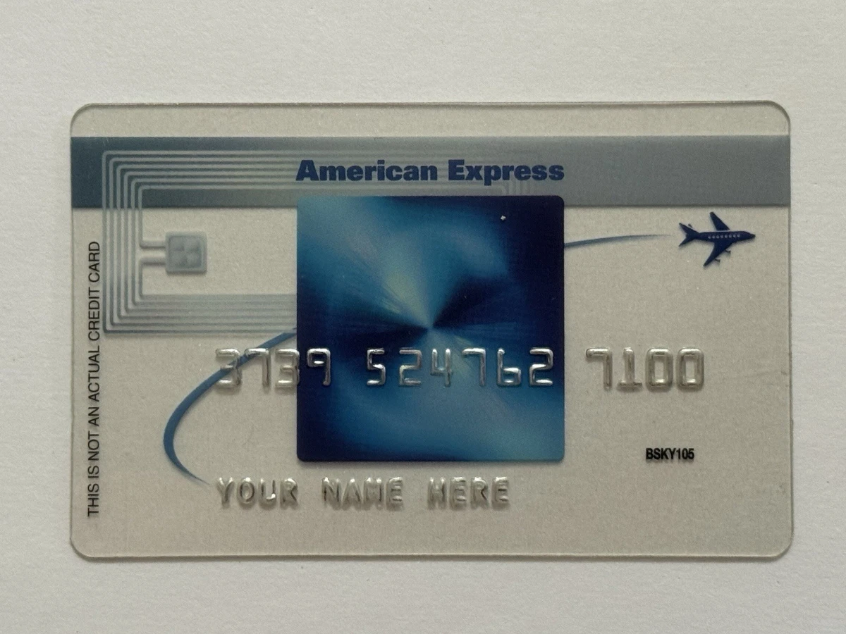 Clear Collectible Credit & Charge Cards for sale | eBay