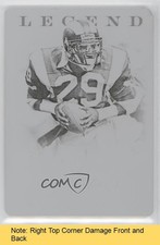 2013 National Treasures Century Printing Plate Black 1/1 Eric Dickerson READ dd2