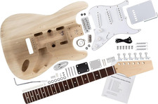 Kit Chitarra Elettrica St-Style - Kit DIY Completo Incl. Hardware - Corpo in Pau