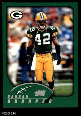 2002 Topps #214 Darren Sharper Packers William & Mary 8 - NM/MT
