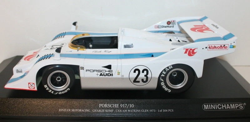 Minichamps 1/18 Scale 155 736523 Porsche 917/10 Rinzler Moto Racing Can Am 1973 - Image 3 of 4