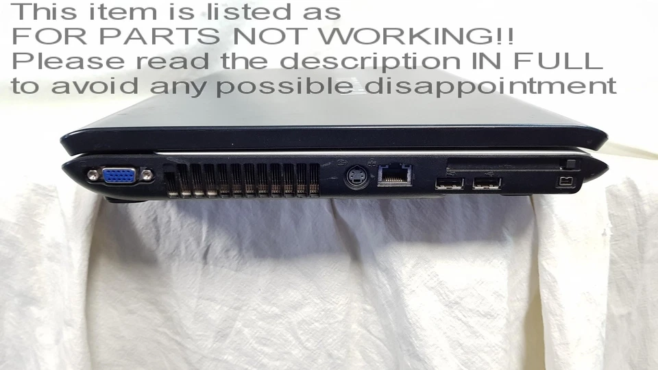 CRACKED SCREEN!! Toshiba satellite pro a200 15.4" Laptop Intel Pentium Dual Core - Image 4 of 4