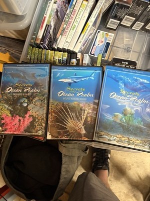 Secrets of The Ocean Realm 3 DVD Lot Discovery Channel Discovery Channel