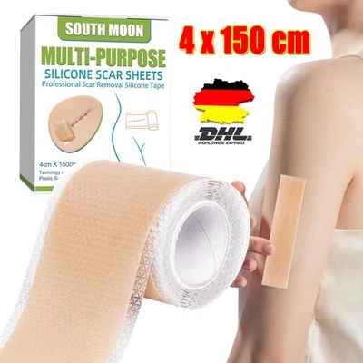 MARKENLOS Silikon-Gel Narbenpflaster Selbstklebend Narbe Entfernen Heilung Aufkleber Patch
