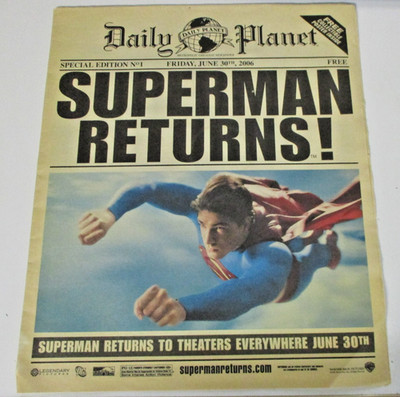 Daily Planet Special Edition No 1, Friday June 30th 2006 - Promotional Newspaper