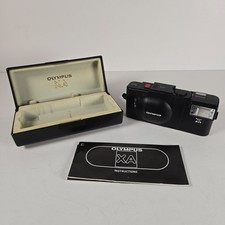 Olympus XA 35mm Film Rangefinder Camera Point Shoot A11 Power Tested, NO FLASH