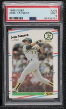 1988 Fleer Jose Canseco #276 PSA 9 MINT 0hc6