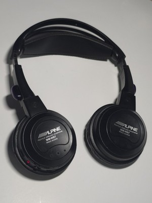 Alpine SHS-N107 Fold-Flat Wireless Headphone Single Source New Battery 