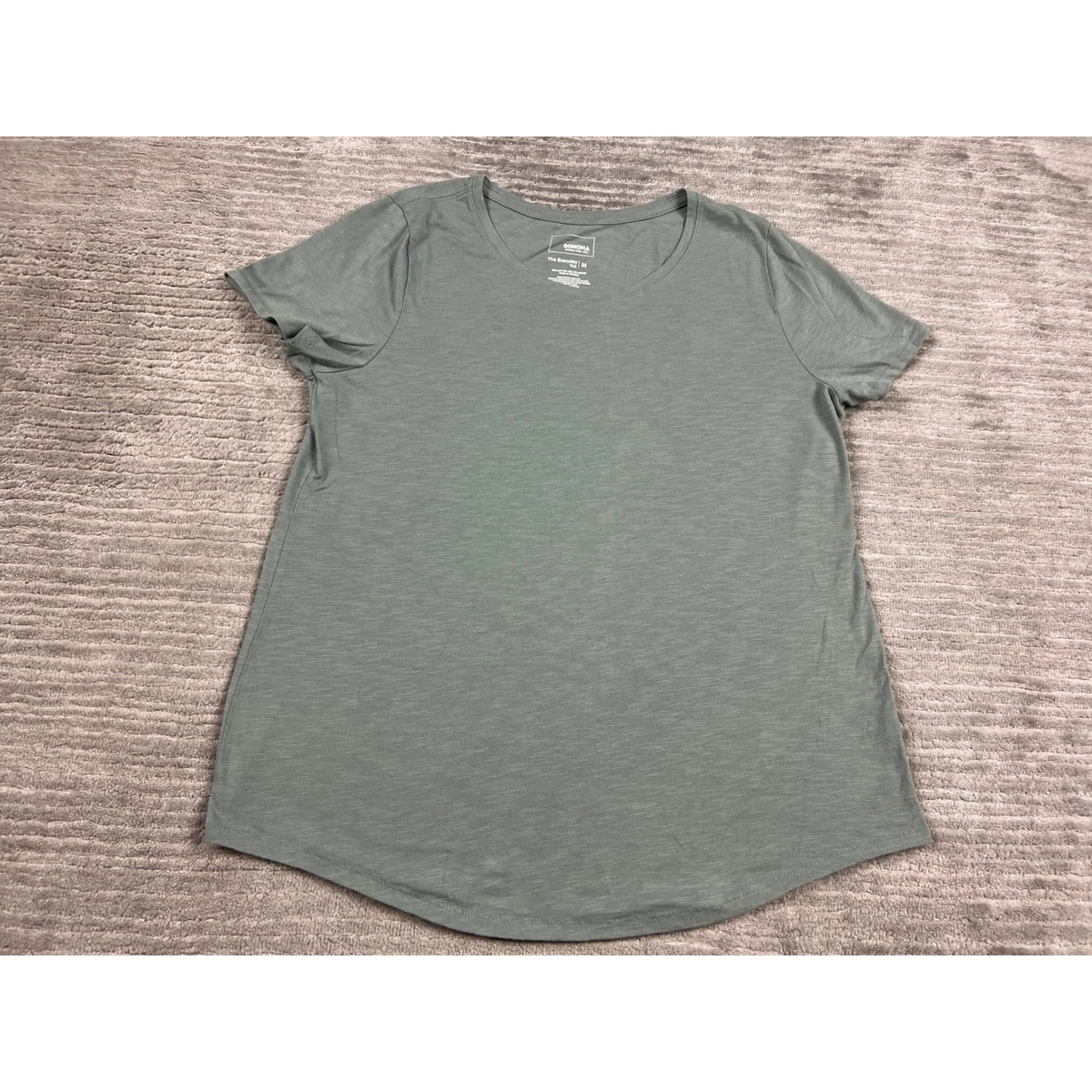 Preços baixos em Mistura de Algodão Camiseta Sonoma Blusas para