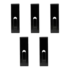5 Pcs Black Gridwall Utility Hook Picture Hanger Grid Panel Notch Display