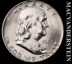 1953-D Franklin Half Dollar - FBL - Choice Gem Brilliant Uncirculated  #L5855