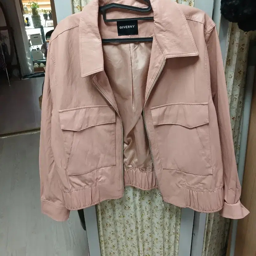 Givenchy Pink Faux Leather Women's Coat New thumbnail 2