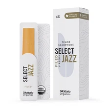 D Addario Organic Select Jazz Reeds Brass And Woodwind Instruments 3 Pack