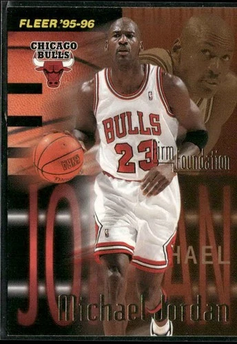 1995-96 Fleer Michael Jordan Card #323 Chicago Bulls NBA Basketball HOF
