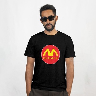 IM LOVIN IT T-Shirt lustig sexy Parodie Top Neuheit Burger Tee 116