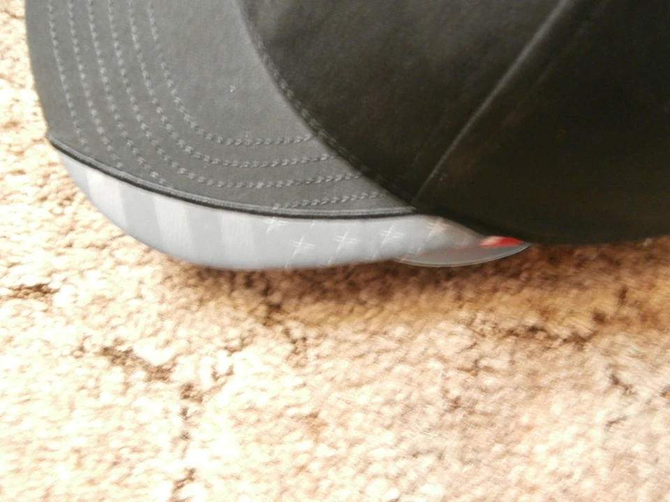 Caterpillar CAT Equipment Black Baseball Cap Hat Flag Stars Stripes Snapback - Image 4 of 4