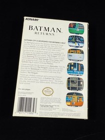Batman Returns (Nintendo Entertainment System NES) Complete W Manual CIB Inserts