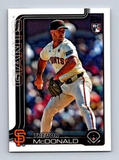 #357 2025 Topps BASE Trevor McDonald RC Giants