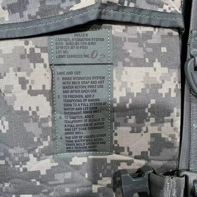 US Military Issue Army ACU UCP Camouflage Camelbak Hydration