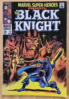 Marvel Super-Heroes #17 G/VG (3.0) Origin-Black Knight, G.A Torch! Marvel 11/68