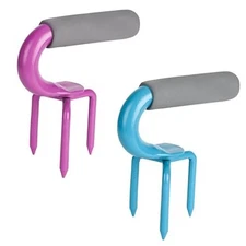 2packs,Earth Tiller，Pot Tiller，Hand Tiller Claw Purple and Blue
