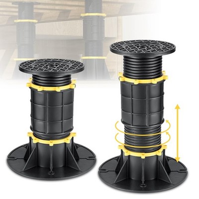 2PCS Bed Support Legs 8.6-13 inch Adjustable Height Bed Legs Heavy Support R