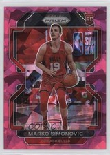 2021-22 Panini Prizm Pink Ice Prizm Marko Simonovic #166 14dq
