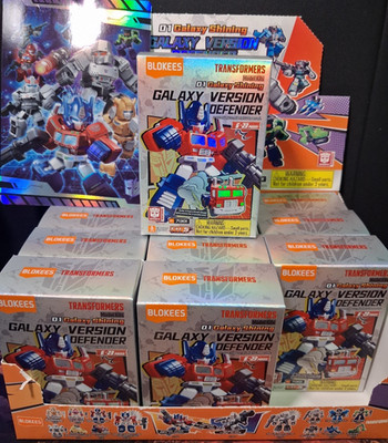 X1 New Single Blind Box - Blokees Transformers Defender Version 1 Galaxy Shining