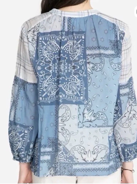 Johnny Was Effortless Peasant Patchwork Bandanna … - image 6