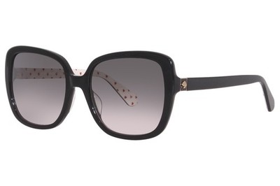 Kate Spade Wilhemina/S 807JP Sunglasses Women's Black/Green/Pink Gradient 55mm