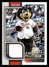 2026 Topps #MAS-TCB T.C. Bear Mascots Relics