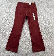 Ariat Jeans Womens 32 R Cherry Mahogany Ella Slim Trouser Wide Leg High-Rise 25