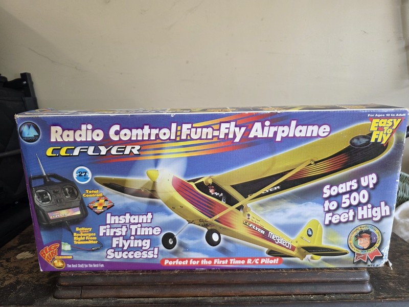 Megatech C.C. Flyer RC Airplane Electric Yellow/Red/Black 17+ MTC 9950