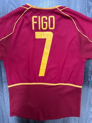 Original Nike Portugal 2002 Heimtrikot FIGO 7 Herren Small
