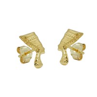 Ohrstecker Ohrring 10X6Mm Nofretete GläNzend 9Kt Go*D | Gallay