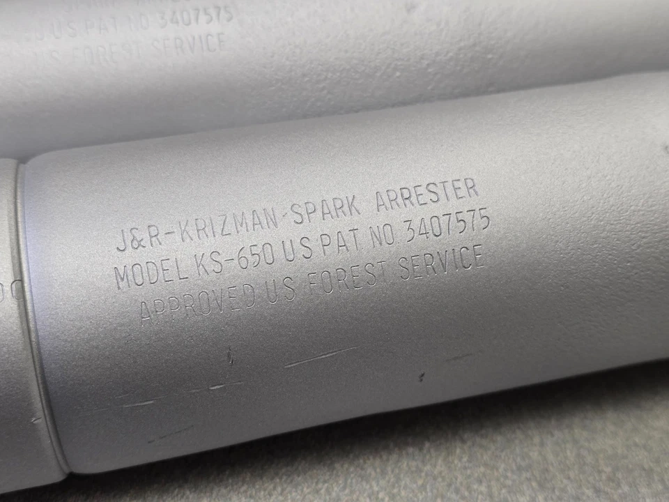 PAR DE PARARRAYOS USADOS VINTAGE J&R KRIZMAN KS-650 PORSCHE RACING TODOTERRENO 2" Foto 3 de 4