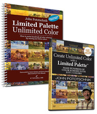 JOHN POTOTSCHNIK PAINT UNLIMITED COLOR WITH A LIMITED PALETTE-Art DVD/BOOK Combo