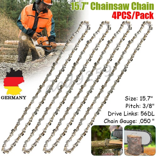 4x 16zoll 40cm Sägekette 56TG 3/8 P 1,3mm Für Makita Einhell Dolmar Ikra Kette - Bild 2 von 8