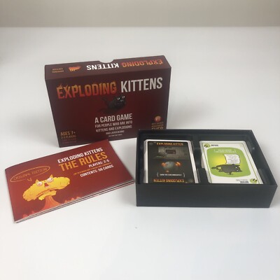 Exploding Kittens Card Game - COMPLETE